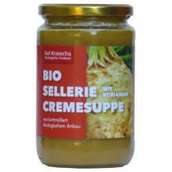 Sellerie-Cremesuppe mit Koriander von Gut Krauscha