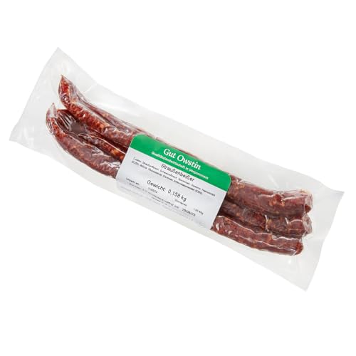 Gut Owstin | Straußenbeißer | aus 75% Straußenfleisch & 25% Schweinefleisch | 150g von Gut Owstin