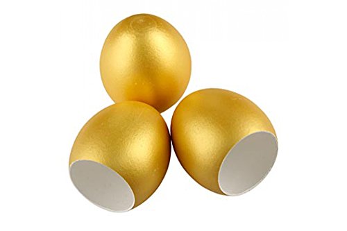 Leere Eierschalen, gold, zum Füllen, 120 St von Gut Springenheide GmbH