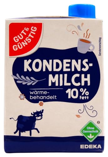 Gut & Günstig, Kondensmilch 10%, 16er Pack (16 x 340 g) Gut & Günstig, Kondensmilch 10%, 16er Pack (16 x 340 g) von Gut & Günstig