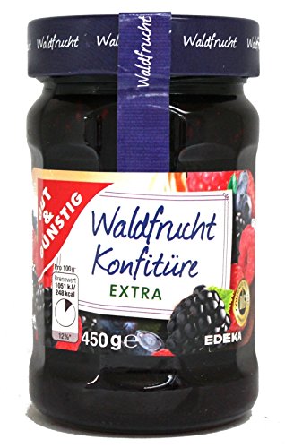 Gut & Günstig Konfitüre Waldfrucht, 6er Pack (6 x 450g) von Gut & Günstig