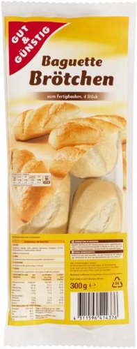 Gut & Günstig Baguette Brötchen 300g von Gut & Günstig