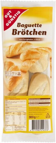 Gut & Günstig Baguette Brötchen 300g von BFYSYO