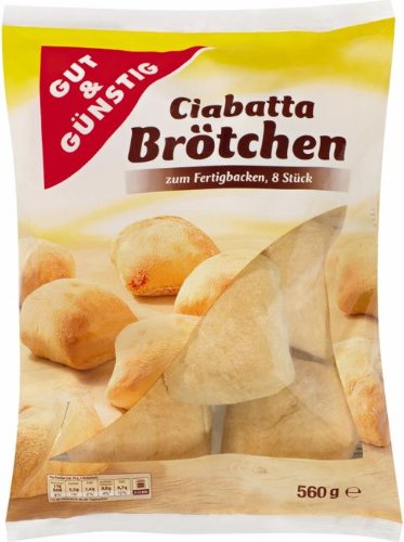 Gut & Günstig Ciabatta Brötchen 560g von Gut & Günstig