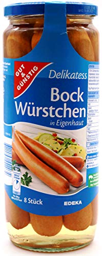 Gut & Günstig Delikatess Bock-Würstchen, 3er Pack (3 x 720g) von Gut & Günstig
