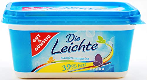 Gut & Günstig Die leichte Halbfettmargarine, 16er Pack (16 x 500g) von Gut & Günstig