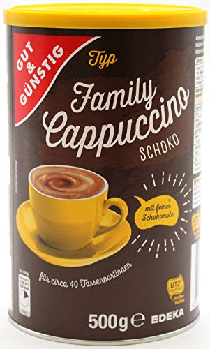 Gut & Günstig Family Cappuccino Schoko, 6er Pack (6 x 500g) von Gut & Günstig