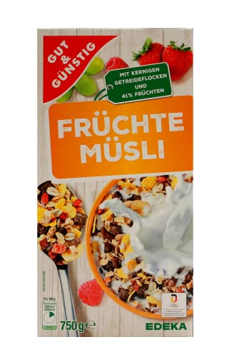 Gut & Günstig Früchte Müsli, 5er Pack (5 x 750g) von Gut und Günstig