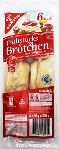 Gut & Günstig Frühstücks Brötchen zum Fertigbacken, 20er Pack (20 x 300g) von Gut & Günstig