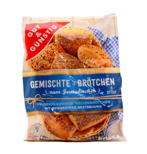 Gut & Günstig Gemischte Brötchen, 3er Pack (3 x 540g) von Gut & Günstig