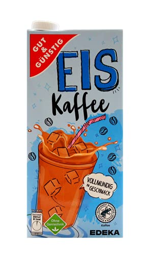Gut & Günstig H-Eiskaffee 1,5 %, 12er Pack (12 x 1 l) von Gut & Günstig