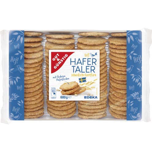 Gut & Günstig Hafertaler, 4er Pack (4 x 600g) von Gut & Günstig