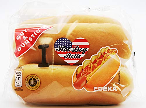 Gut & Günstig Hot Dog Rolls, 10er Pack (10 x 250g) von Gut & Günstig