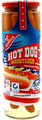 Gut & Günstig Hot Dog Würstchen American Style, 3er Pack (3 x 375g) von Gut & Günstig