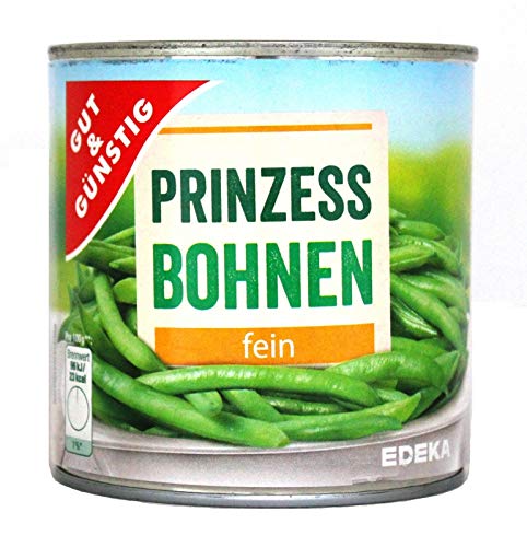 Gut & Günstig Junge Prinzessbohnen fein, 6er Pack, (6 x 220g) von Gut & Günstig