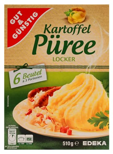 Gut & Günstig Kartoffel-Püree locker, 8er Pack (8 x 510g) von Gut & Günstig