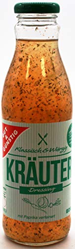 Gut & Günstig Kräuter Dressing Klassisch und Würzig, 6er Pack (6 x 500ml) von GREAT BRITISH TRADING LIMITED