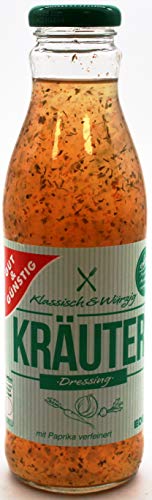 Gut & Günstig Kräuter Dressing Klassisch und Würzig, 6er Pack (6 x 500ml) von Gut & Günstig