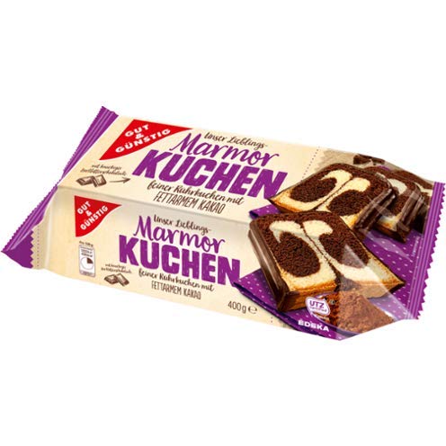 Gut & Günstig Marmorkuchen, 3er Pack (3 x 400g) von Gut & Günstig