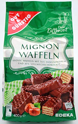 Gut & Günstig Mignon Waffeln, 10er Pack (10 x 400g) von Gut & Günstig