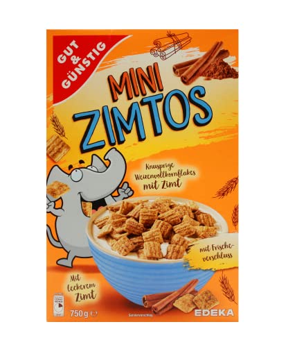 Gut & Günstig Mini Zimtos, 4er Pack (4 x 750g) von Gut und Günstig