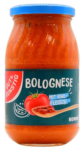 Gut & Günstig Nudelsauce Bolognese, 10er Pack (10 x 400ml) von Gut und Günstig