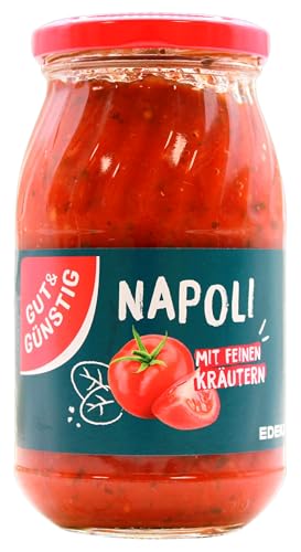 Gut & Günstig Nudelsauce Napoli, 10er Pack (10 x 400ml) von Gut und Günstig