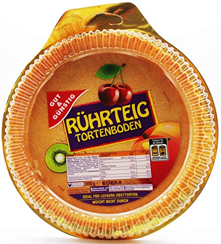 Gut & Günstig Rührteig Tortenboden, 6er Pack (6 x 300g) von Gut & Günstig