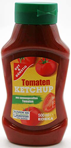 Gut & Günstig Tomaten Ketchup, 12er Pack (12 x 500ml) von Gut & Günstig