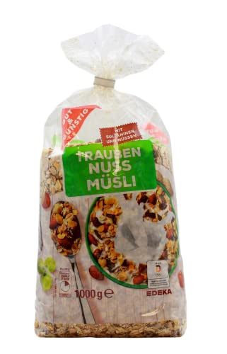 Gut & Günstig Trauben-Nuss Müsli, 5er Pack (5 x 1 kg) von Gut und Günstig