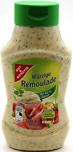 Gut & Günstig Würzige Remoulade, 12er Pack (12 x 500ml) von ebaney