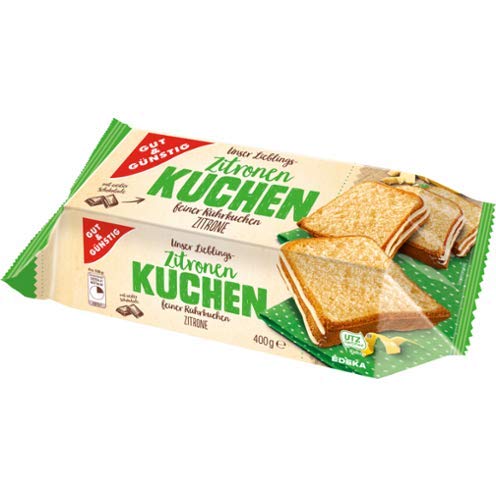 Gut & Günstig Zitronenkuchen, 3er Pack (3 x 400g) von Gut & Günstig