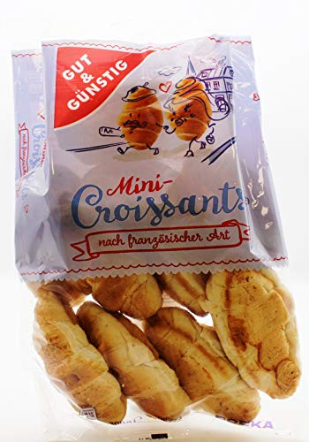 Gut & Günstig mini Croissants, 4er Pack (4 x 300g) von Gut & Günstig