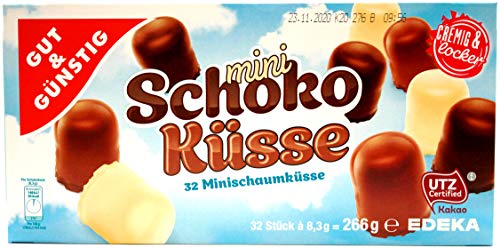 Gut & Günstig mini Schokoküsse, 12er Pack (12 x 266g) von Gut & Günstig