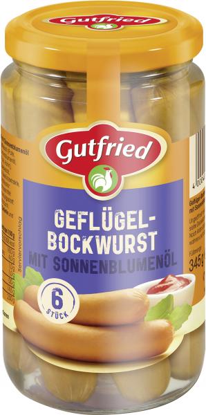 Gutfried Geflügel-Bockwurst von Gutfried