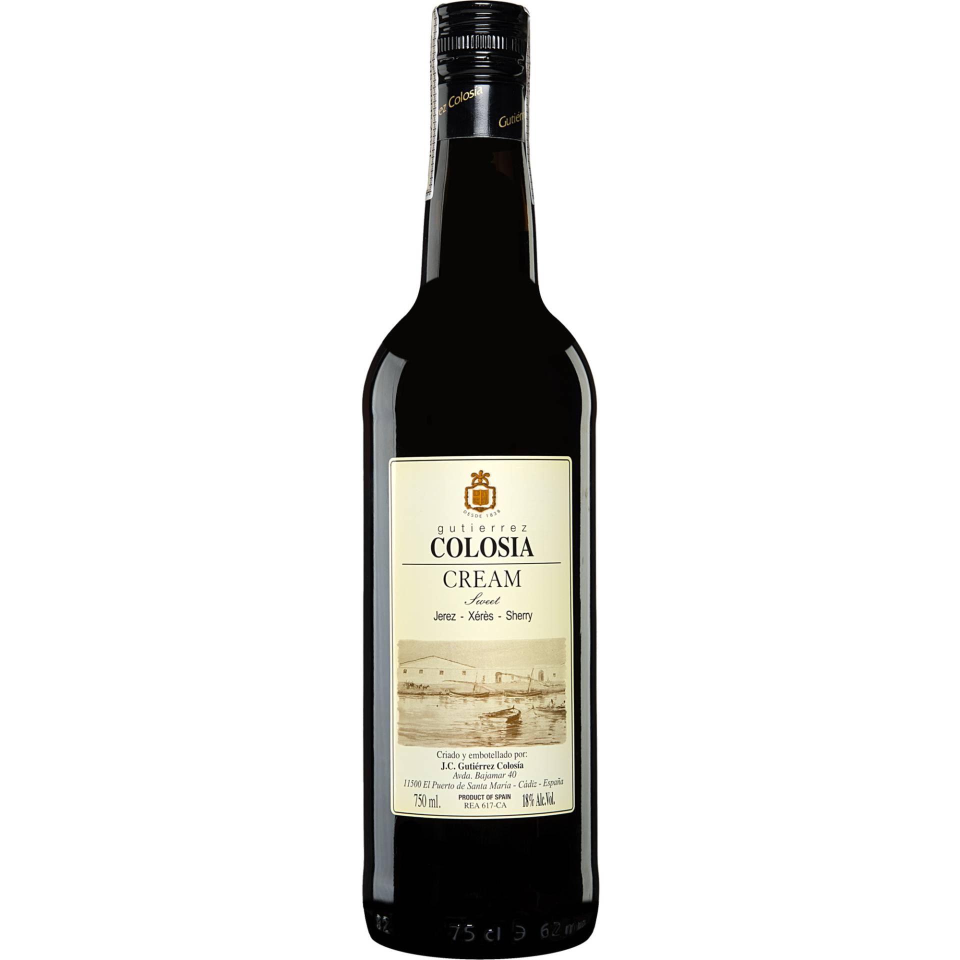 Gutiérrez-Colosía Cream 0.75L 18% Vol. Süß aus Spanien Gutiérrez-Colosía Cream 0.75L 18% Vol. Süß aus Spanien von Gutiérrez Colosía
