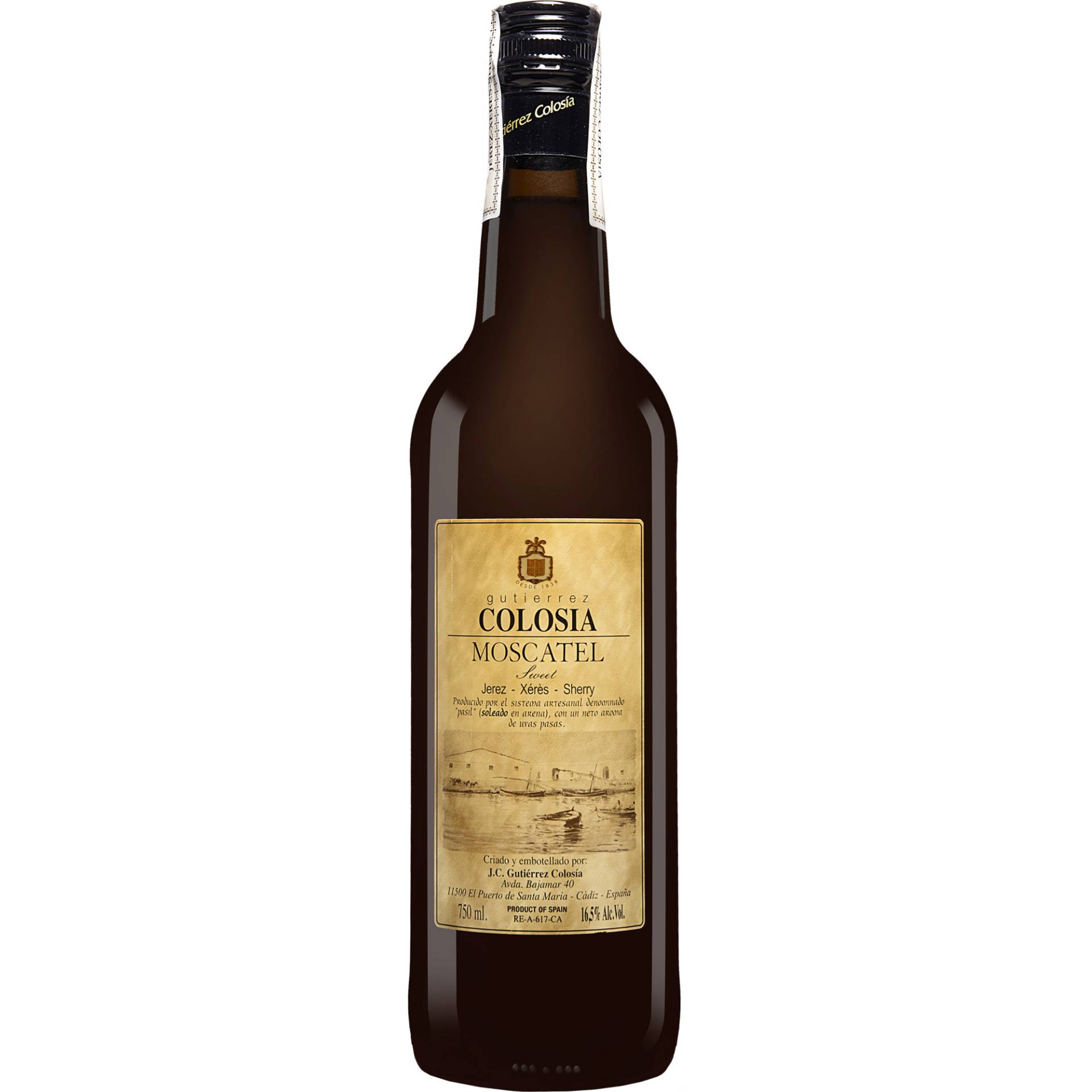 Gutiérrez-Colosía Moscatel Sweet 0.75L 16.5% Vol. Süß aus Spanien Gutiérrez-Colosía Moscatel Sweet 0.75L 16.5% Vol. Süß aus Spanien von Gutiérrez Colosía