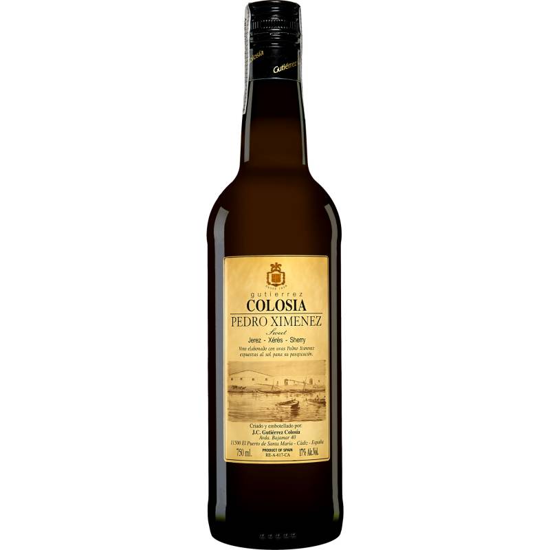 Gutiérrez-Colosía Pedro Ximénez  0.75L 17% Vol. Sehr Süß aus Spanien von Gutiérrez Colosía