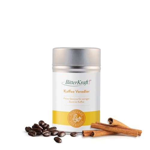 BITTERKRAFT! Kaffee Veredler nach Hildegard von Bingen| 30g | Aromatisches Kaffeegewürz für einen aromatischen Kaffee | Zuckerfrei & Vegan | Made in Germany von BITTERKRAFT