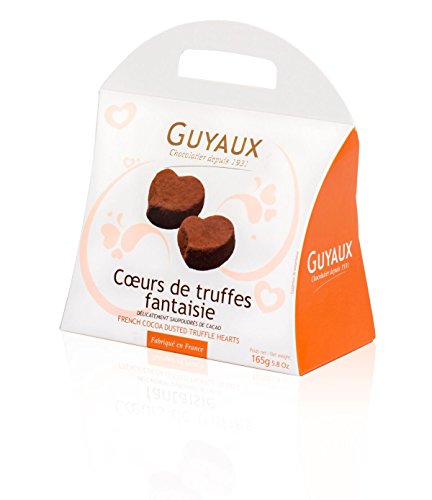 Truffes Fantaisie, Schokoladentrüffel in herzform aus Frankreich, 165g von Guyaux