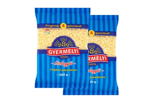 Gyermelyi Kleine Muscheln Kiskagyló 4 tojásos 4 Eiern Nudeln 500g Pasta Ungarn von Gyermelyi