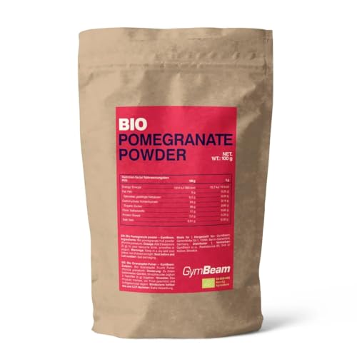 GymBeam BIO Granatapfelpulver - Granatapfel Fruchtpulver, süßer Geschmack, ohne Zusatzstoffe, vegan, vielseitig verwendbar für Smoothies, Kuchen, Joghurt, Bio Granatapfel, 100 g GymBeam BIO Granatapfelpulver - Granatapfel Fruchtpulver, süßer Geschmack, ohne Zusatzstoffe, vegan, vielseitig verwendbar für Smoothies, Kuchen, Joghurt, Bio Granatapfel, 100 g von GymBeam