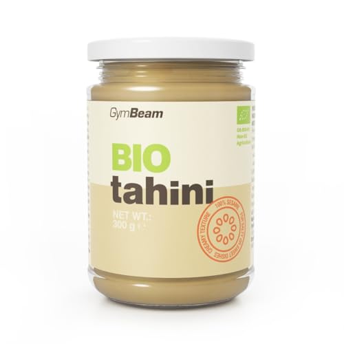 GymBeam BIO Tahini Sesampaste - Hochwertige Sesampaste aus geschälten Sesamsamen, reich an gesunden Fetten & Ballaststoffen, gering an Kohlenhydraten, ohne Zusatzstoffe, 300g GymBeam BIO Tahini Sesampaste - Hochwertige Sesampaste aus geschälten Sesamsamen, reich an gesunden Fetten & Ballaststoffen, gering an Kohlenhydraten, ohne Zusatzstoffe, 300g von GymBeam