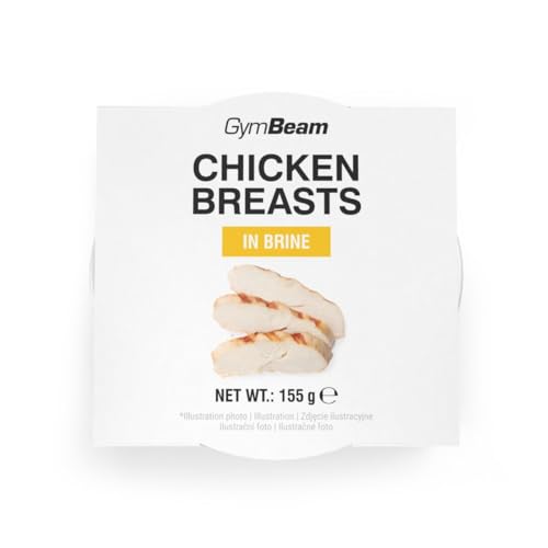 GymBeam Hähnchenbrust in Salzlake - Ideal für Salat, köstlicher Geschmack, weiche & saftige Textur, hoher Proteingehalt, fettarm, ohne Gluten, Laktose & GVO, nur pure Zutaten, verzehrfertig, 12x155 g GymBeam Hähnchenbrust in Salzlake - Ideal für Salat, köstlicher Geschmack, weiche & saftige Textur, hoher Proteingehalt, fettarm, ohne Gluten, Laktose & GVO, nur pure Zutaten, verzehrfertig, 12x155 g von GymBeam