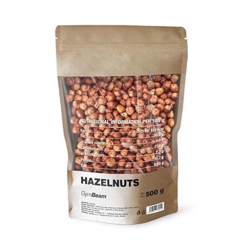 GymBeam Haselnüsse mit Schale - Ungeröstete Haselnüsse, natürlicher Geschmack, reich an gesunden Fetten & Ballaststoffen, ohne Zusatzstoffe, vielseitige Verwendung, ideal fürs Backen, vegan GymBeam Haselnüsse mit Schale - Ungeröstete Haselnüsse, natürlicher Geschmack, reich an gesunden Fetten & Ballaststoffen, ohne Zusatzstoffe, vielseitige Verwendung, ideal fürs Backen, vegan von GymBeam