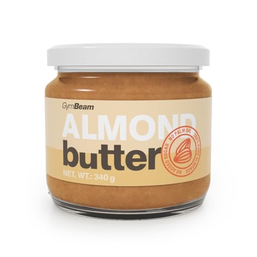 GymBeam Mandelmus - Ohne Palmöl, aus 100% gerösteten Mandeln, Eiweißquelle, glutenfrei, laktosefrei, vegan, reich an gesunden Fetten, Ballaststoffreich, für Muskelaufbau und gesunde Knochen GymBeam Mandelmus - Ohne Palmöl, aus 100% gerösteten Mandeln, Eiweißquelle, glutenfrei, laktosefrei, vegan, reich an gesunden Fetten, Ballaststoffreich, für Muskelaufbau und gesunde Knochen von GymBeam