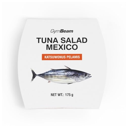 GymBeam Mexikanischer Thunfischsalat - Leckerer Thunfisch mit Kidneybohnen & Mais, proteinreiche Fischkonserve, gesunde Fette, geringer Zucker- und Fettanteil, perfekt für jede Mahlzeit, 175 g GymBeam Mexikanischer Thunfischsalat - Leckerer Thunfisch mit Kidneybohnen & Mais, proteinreiche Fischkonserve, gesunde Fette, geringer Zucker- und Fettanteil, perfekt für jede Mahlzeit, 175 g von GymBeam