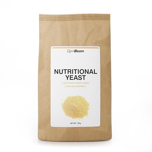 GymBeam Nährhefe - Deaktivierte Hefe Hefeflocken, Saccharomyces cerevisiae, süß-salzig käsiger Geschmack, reich an pflanzlichen Proteinen & Ballaststoffen, glutenfrei, ideal für vegane Rezepte, 150 g GymBeam Nährhefe - Deaktivierte Hefe Hefeflocken, Saccharomyces cerevisiae, süß-salzig käsiger Geschmack, reich an pflanzlichen Proteinen & Ballaststoffen, glutenfrei, ideal für vegane Rezepte, 150 g von GymBeam