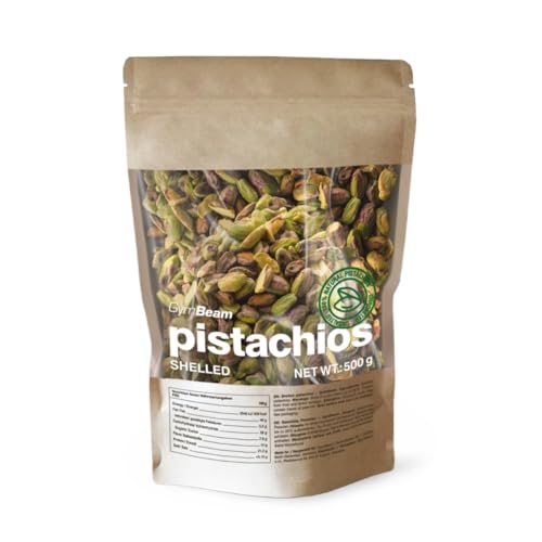 GymBeam Pistazien geschält - Ungesalzene geschälte Pistazien, reich an gesunden Fetten & Proteinen, vegan, perfekt für Joghurt, Porridge, Salate & Desserts, natürlich & zusatzstofffrei, 500 g GymBeam Pistazien geschält - Ungesalzene geschälte Pistazien, reich an gesunden Fetten & Proteinen, vegan, perfekt für Joghurt, Porridge, Salate & Desserts, natürlich & zusatzstofffrei, 500 g von GymBeam