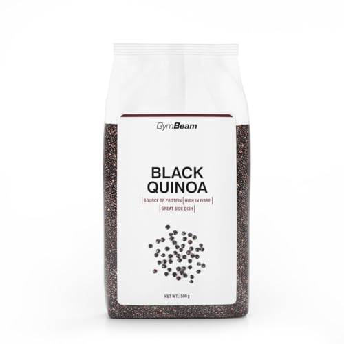 GymBeam Schwarzer Quinoa - Natürlich glutenfreies Pseudogetreide, ideal für Zöliakie, hochwertiges pflanzliches Eiweiß, antioxidative Flavonoide, vielseitig verwendbar in Rezepten, 500 g GymBeam Schwarzer Quinoa - Natürlich glutenfreies Pseudogetreide, ideal für Zöliakie, hochwertiges pflanzliches Eiweiß, antioxidative Flavonoide, vielseitig verwendbar in Rezepten, 500 g von GymBeam